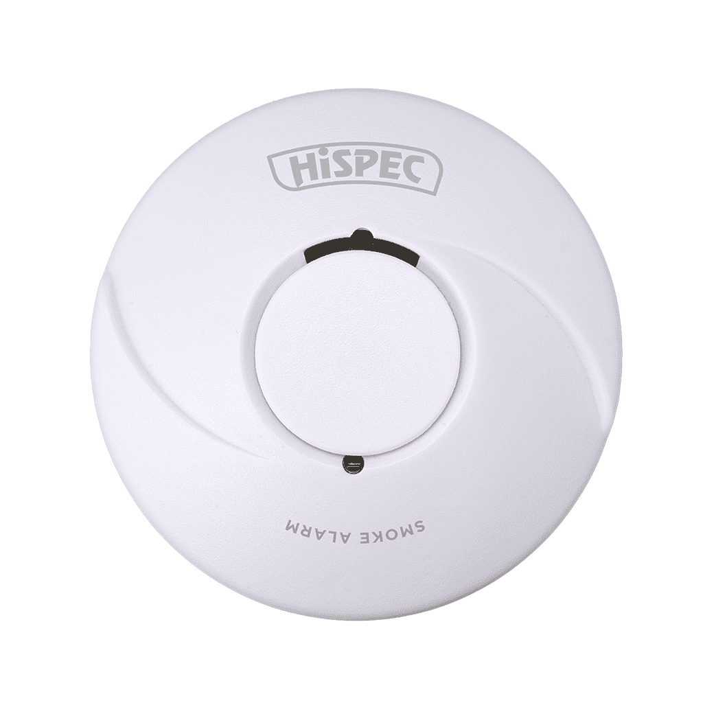 Hispec BP/RF10-PRO Battery Interlinked RF Optical Smoke Alarm 